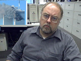 I'm sitting by the window that faced the towers on 9/11