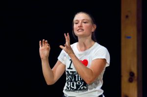 As 'Vandana', Kathleen explains why you don't want to eat gmo soybeans.