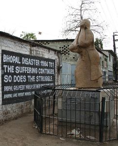 The memorial at Bhopal commemorating the thousands who died there (and the thousands still suffering). From Wikipedia