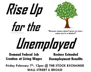 unemployment protest