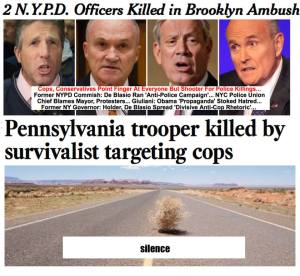 A meme about Eric Frein relevant to the outrage about police shootings.