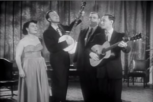 The Weavers, who sang an apocalyptic version of 'So Long It's Been Good To Know Yuh'.