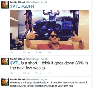 The current avatar of hostage capitalism, Martin Shkreli