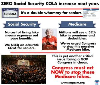From the National Committee to Preserve SS and Medicare's website.