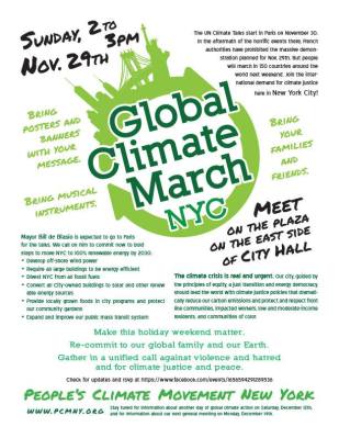 The Flier for today's event