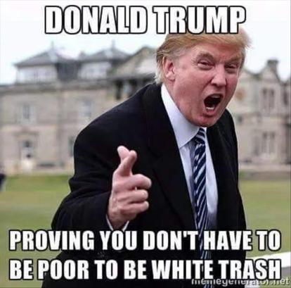 trump white trash