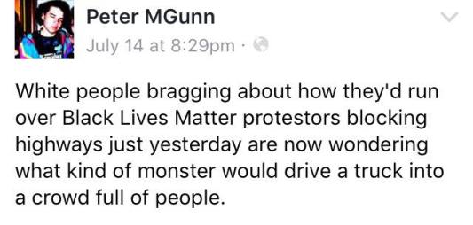 blm attack by car