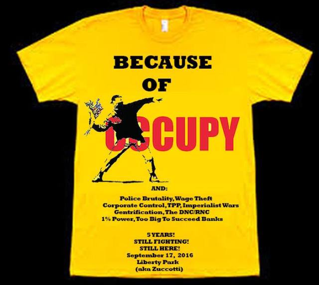 T-shirt occupy