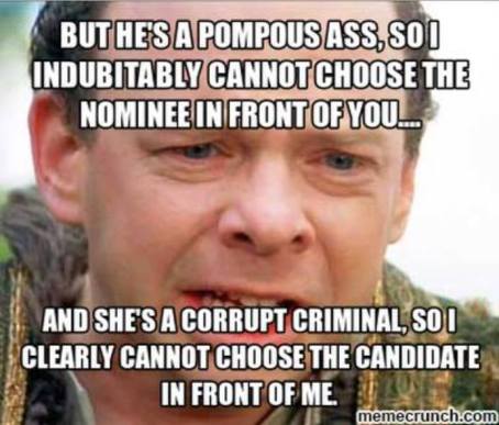 trum v hillary princess bride