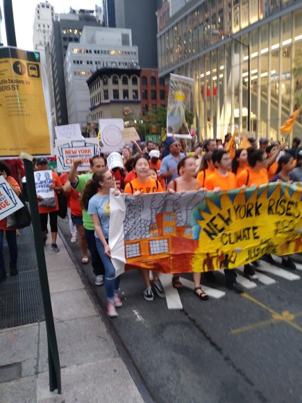 NYrising climae march